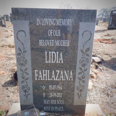 FAHLAZANA Lidia 1964-2011