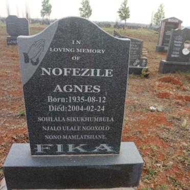 FIKA Nofezile Agnes 1935-2004
