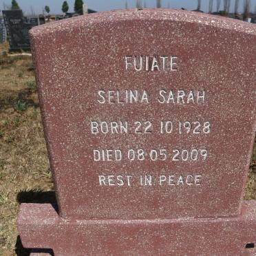 FUIATE Selina Sarah 1928-2009