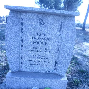FOURIE David Erasmus 1967-2012