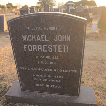 FORRESTER Michael John 1933-1993
