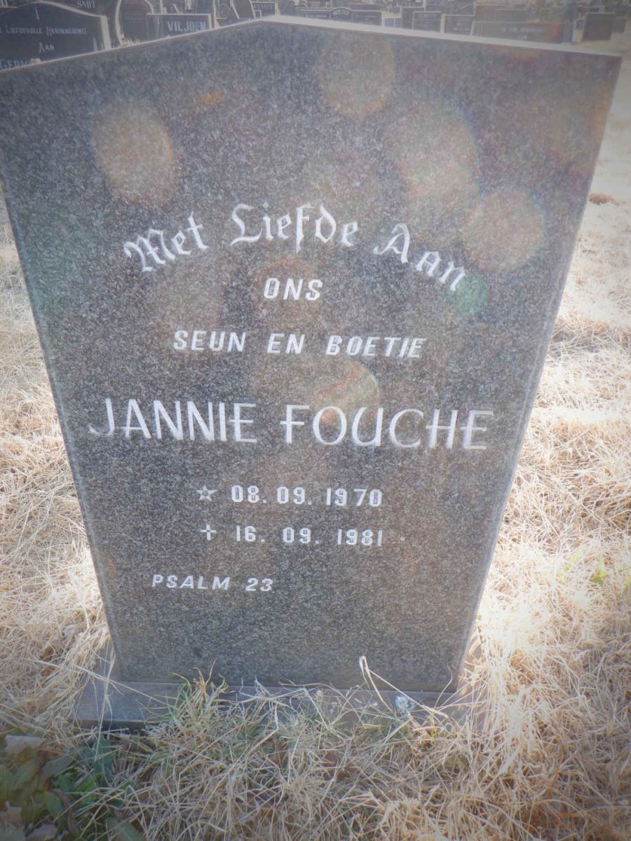 FOUCHE Jannie 1970-1981