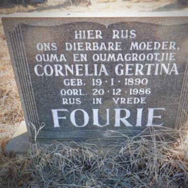 FOURIE Cornelia Gertina 1890-1986