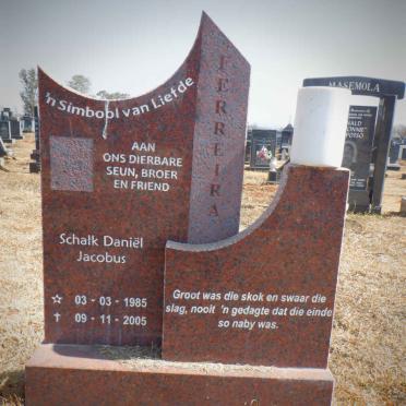 FERREIRA Schalk Daniel Jacobus 1985-2005
