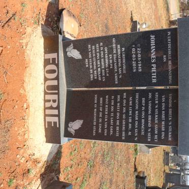 FOURIE Johannes Pieter 1949-2018