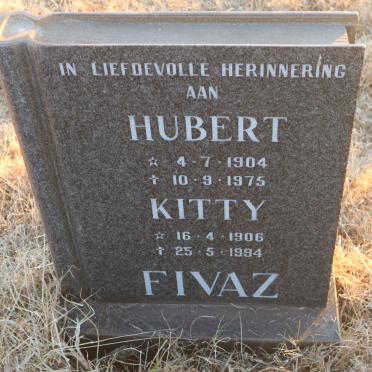 FIVAZ Hubert 1904-1975 &amp; Kitty 1906-1994
