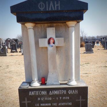 FILI Antigone Dimitra 1930-1978