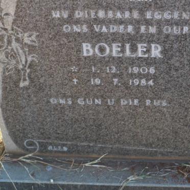 FOURIE Boeler 1906-1984