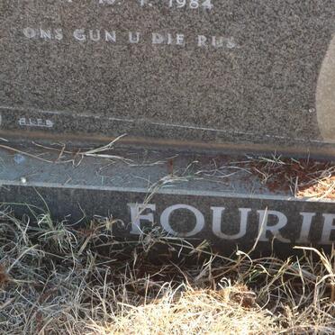 FOURIE Boeler 1906-1984