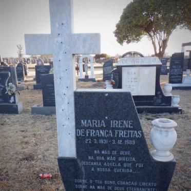 FREITAS Maria Irene, de FRANCA 1931-1989