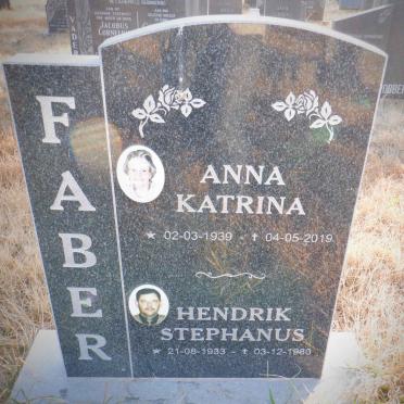 FABER Hendrik Stephanus 1933-1980 &amp; Anna Katrina 1939-2019