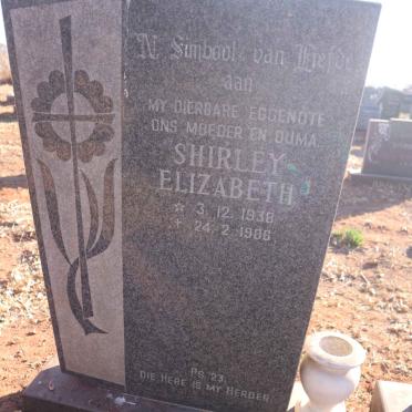 FOURIE Shirley Elizabeth 1938-1986
