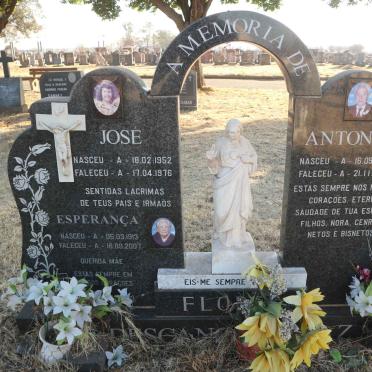 FLORES Esperanca 1913-2007 :: FLORES Antonio 1914-2003 :: FLORES Jose 1952-1976