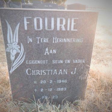 FOURIE Christiaan J. 1946-1983