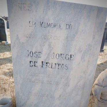 FREITAS Jose Jorge, de 1936-1981