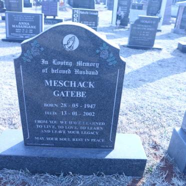 GATEBE Meschack 1947-2002