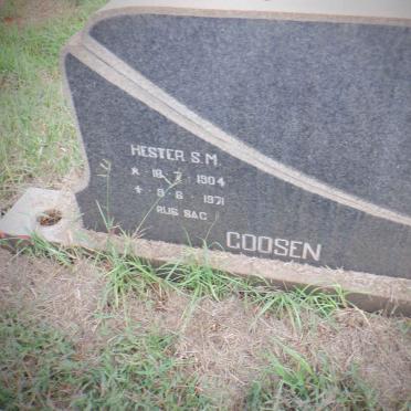 GOOSEN Hester S.M. 1904-1971