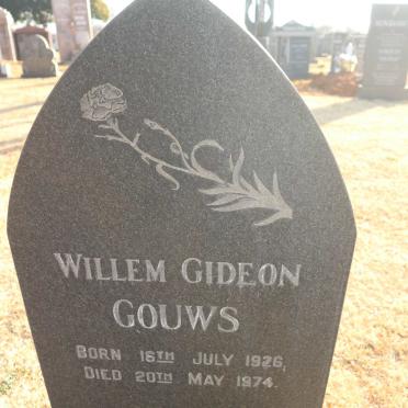 GOUWS Willem Gideon 1926-1974