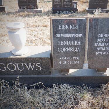 GOUWS Lukas Johannes 1928-1986 &amp; Hendrika Cornelia 1932-1996