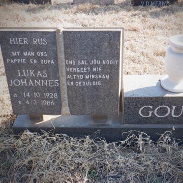 GOUWS Lukas Johannes 1928-1986 &amp; Hendrika Cornelia 1932-1996