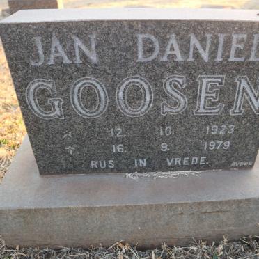 GOOSEN Jan Daniël 1923-1979