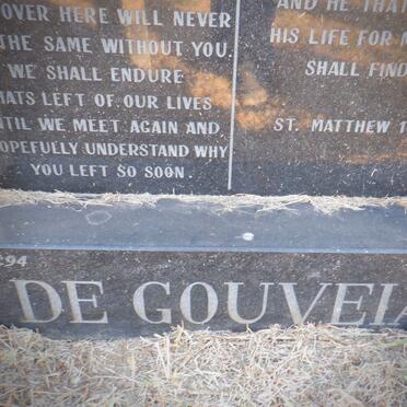 GOUVEIA Louis Paulo, de 1970-2002 :: DE GOUVEIA Jose Fernando 1972-1982