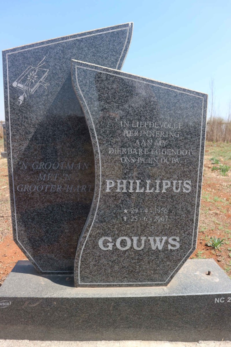 GOUWS Phillipus 1956-2007