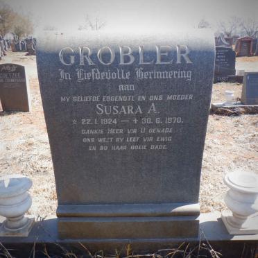 GROBLER Susara A. 1924-1970