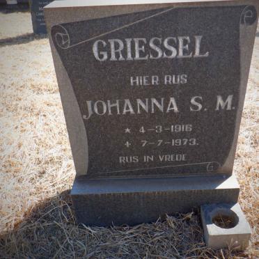 GRIESSEL Johanna S.M. 1916-1973