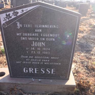 GRESSE John 1924-1983