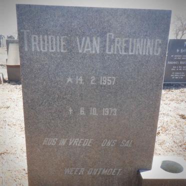 GREUNING Trudie, van 1957-1973
