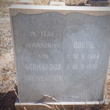 GREYVENSTEIN Gerhardus 1944-1970