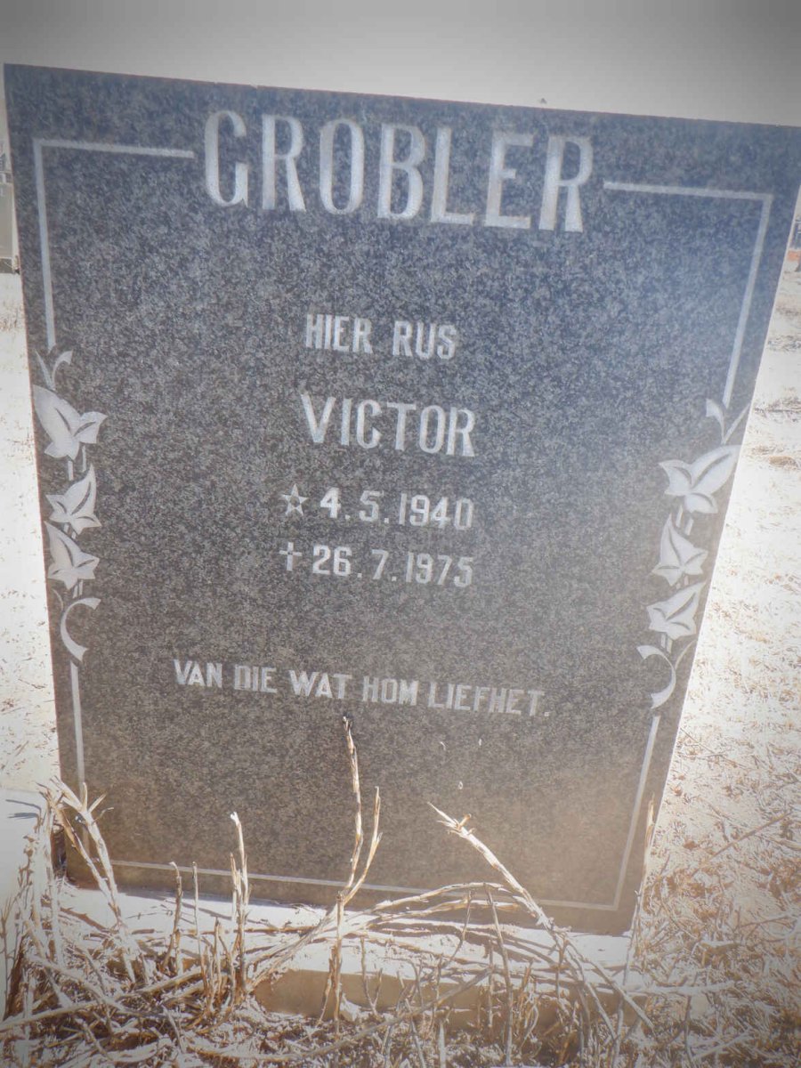 GROBLER Victor 1940-1975