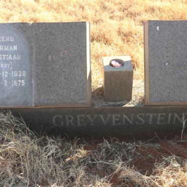 GREYVENSTEIN Barend Buurman Christiaan 1939-1975