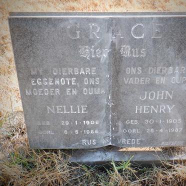 GRACE John Henry 1905-1987 &amp; Nellie 1908-1986