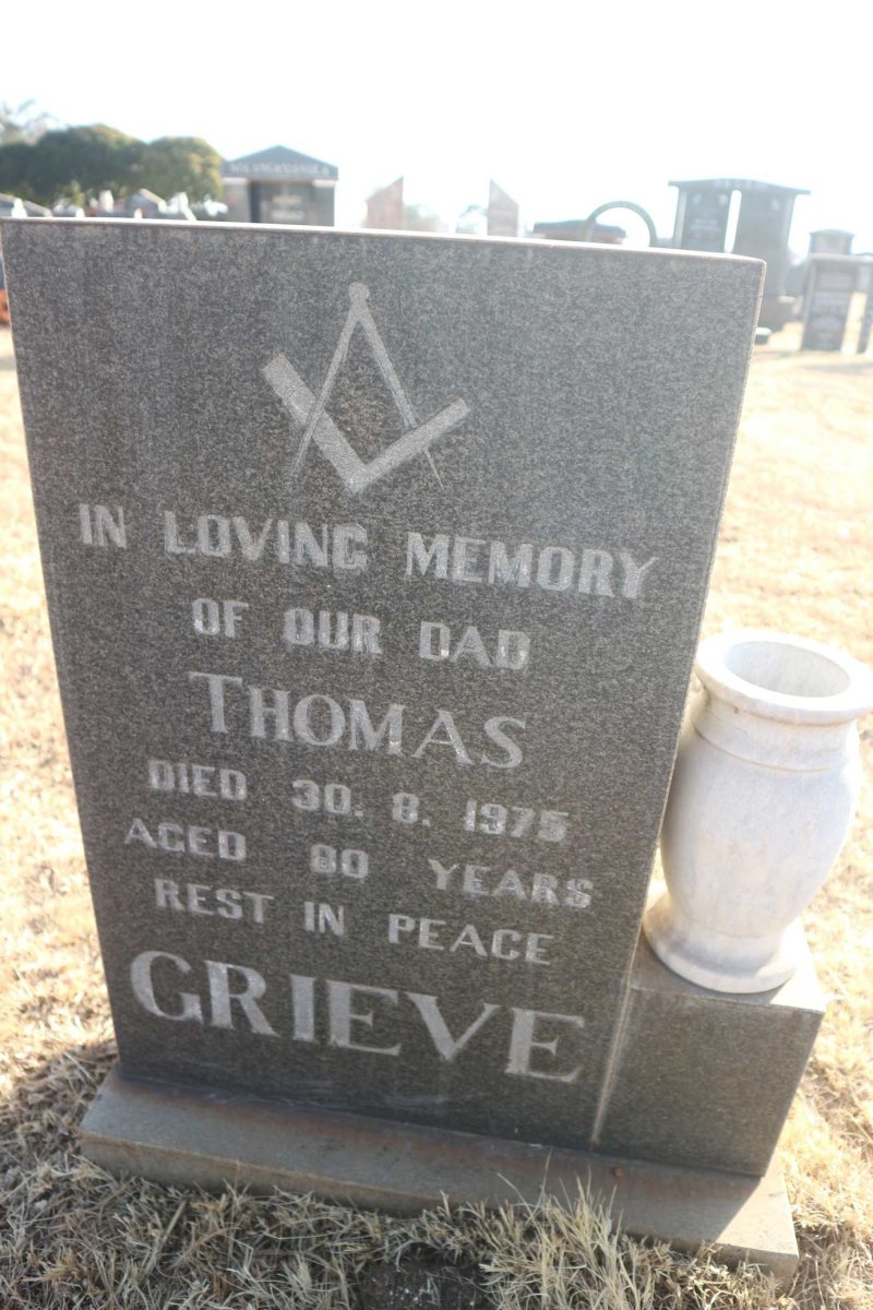 GRIEVE Thomas -1975