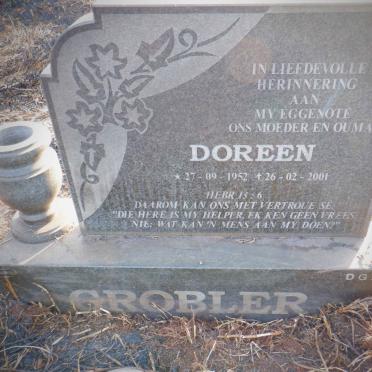 GROBLER Doreen 1952-2001