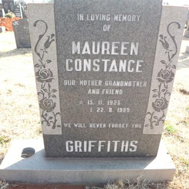 GRIFFITHS Maureen Constance 1925-1989