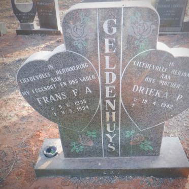 GELDENHUYS Frans F.A. 1938-1994 &amp; Drieka P. 1942-