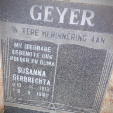 GEYER Susanna Gerbrechta 1913-1980