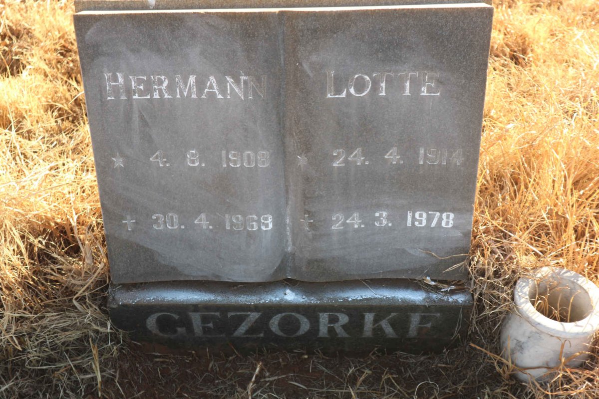 GEZORKE Hermann 1908-1968 &amp; Lotte 1914-1978