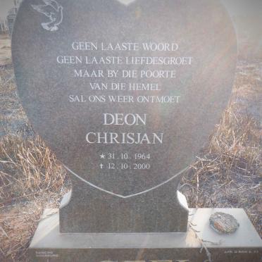 GEEL Deon Chrisjan 1964-2000