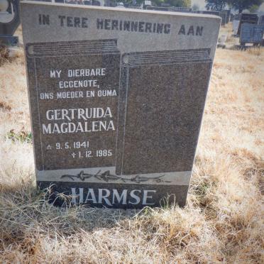 HARMSE Gertruida Magdalena 1941-1985