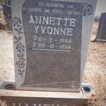 HAVENGA Annette Yvonne 1944-1994
