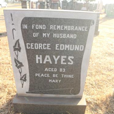 HAYES George Edmund