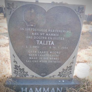 HAMMAN Talita 1962-1984