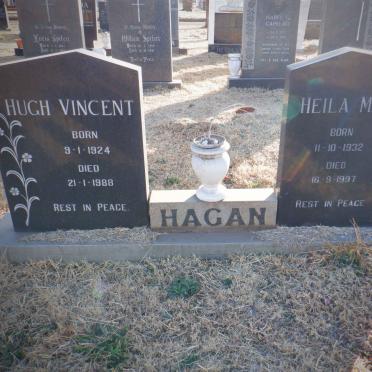 HAGAN Hugh Vincent 1924-1988 &amp; Heila Maria 1932-1997