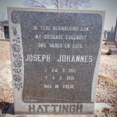 HATTINGH Joseph Johannes 1913-1991