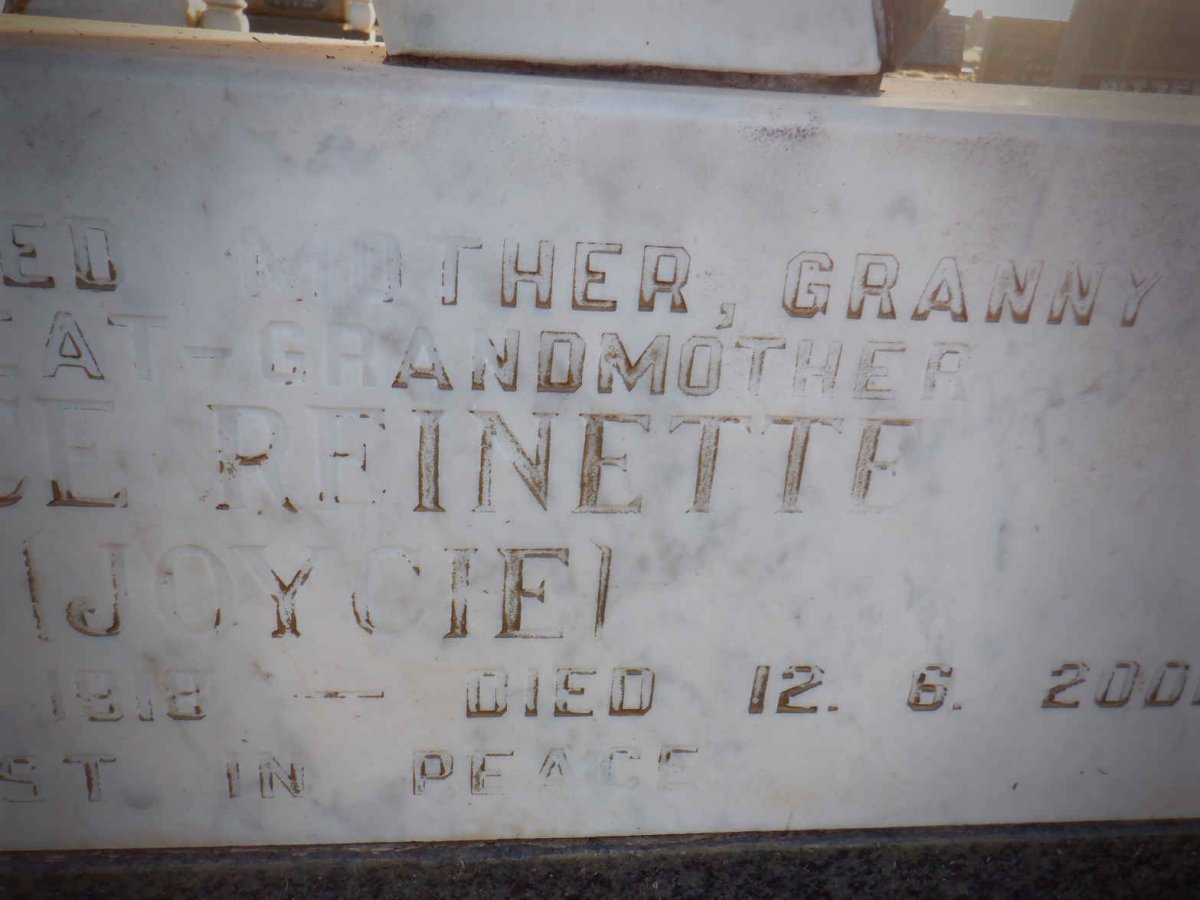 HABIB Mike 1914-1985 &amp; Joyce Reinette 1918-2001