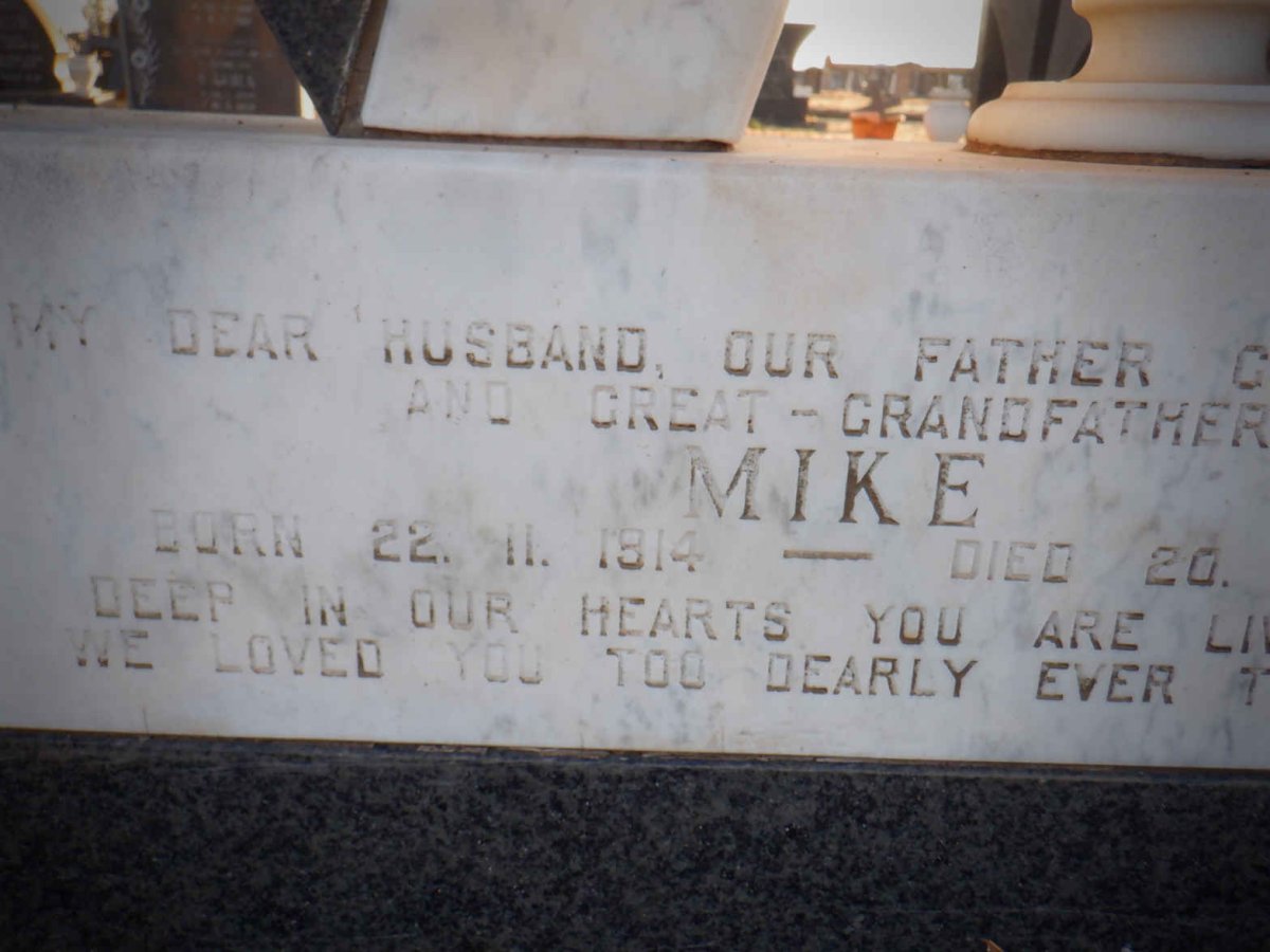 HABIB Mike 1914-1985 &amp; Joyce Reinette -2001